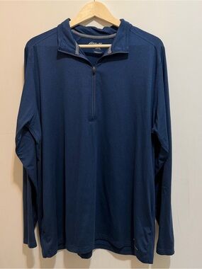 Eddie Bauer Navy Half-Zip Long-Sleeve Pullover